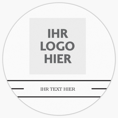 Designvorschau für Designgalerie: Personalisierte Aufkleberbögen Marketing & PR, 7,6 x 7,6 cm Kreis