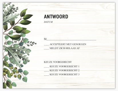 Voorvertoning ontwerp voor Ontwerpgalerij: Lente Antwoordkaarten, 13.9 x 10.7 cm