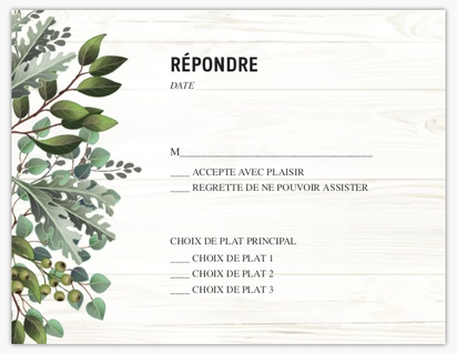 Aperçu du graphisme pour Galerie de modèles : cartes de réponse pour végétation, 13.9 x 10.7 cm