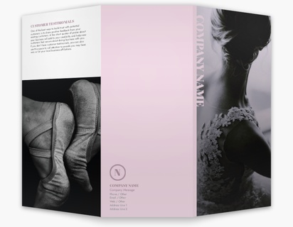 A ballet photography purple black design for Art & Entertainment