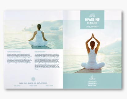 Design Preview for Design Gallery: Spas Custom Brochures, 11" x 17" Bi-fold