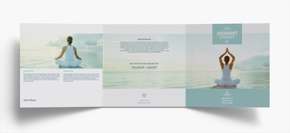 Forhåndsvisning af design for Designgalleri: Beauty og spa Brochurer, 3-fløjet Firkantet (210 mm x 210 mm)