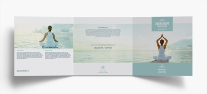 Forhåndsvisning av design for Designgalleri: Natur og landskap Brosjyrer, 3-fløyet Kvadratisk 210 x 210 mm