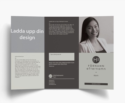 Förhandsgranskning av design för Designgalleri: Företagstjänster Flyers och broschyrer, C-falsning DL (99 x 210 mm)