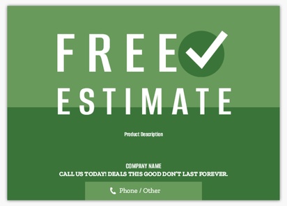 A estimate cleaning free estimate green design for Coupons
