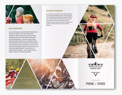 Design Preview for Design Gallery: Summer Custom Brochures, 8.5" x 11" Z-fold