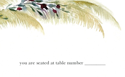 Design Preview for Design Gallery: Bohemian Place Cards, Standard (91 x 55 mm)