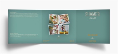 Design Preview for Design Gallery: Summer Folded Leaflets, Tri-fold Square (210 x 210 mm)