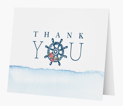 Design Preview for Thank you cards templates, Folded