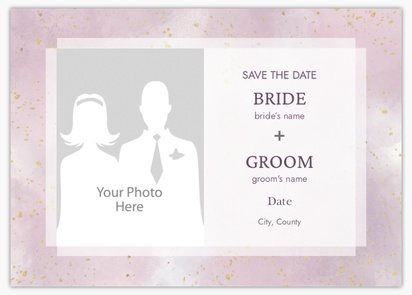 Design Preview for Templates for Save the Date Flyers and Pamphlets ,  No fold A6