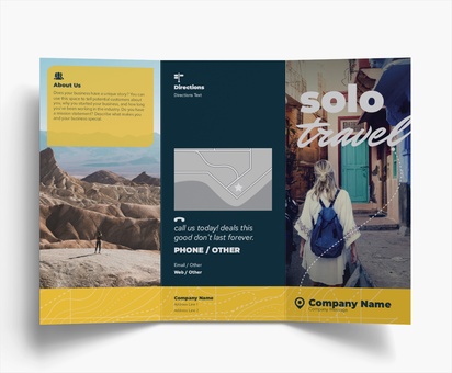 Design Preview for Design Gallery: Travel & Accommodation Folded Leaflets, Tri-fold DL (99 x 210 mm)