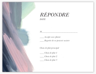 Aperçu du graphisme pour Galerie de modèles : Cartes de réponse pour Coloré, 13.9 x 10.7 cm