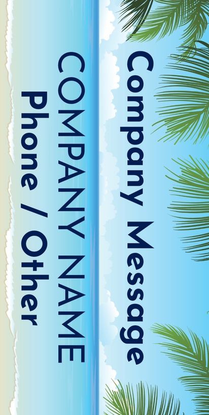 Design Preview for Design Gallery: Travel & Accommodation Vinyl Banners, 25 x 50 cm