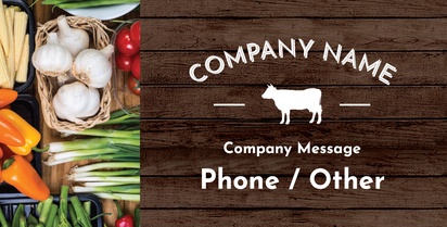 Design Preview for Templates for Agriculture & Farming Magnetic Car Signs , 25 x 50 cm