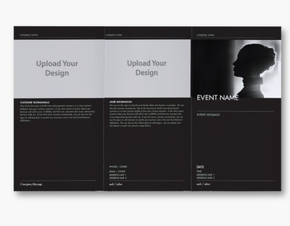 Design Preview for Design Gallery: Music Custom Brochures, 8.5" x 14" Tri-fold