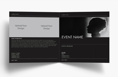 Design Preview for Design Gallery: Events Flyers & Leaflets, Bi-fold 148 x 148 mm