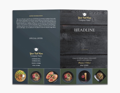 Design Preview for Design Gallery: Elegant Custom Brochures, 8.5" x 11" Bi-fold