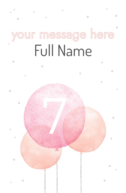 Design Preview for Templates for Birthday Posters , 29 x 44 cm