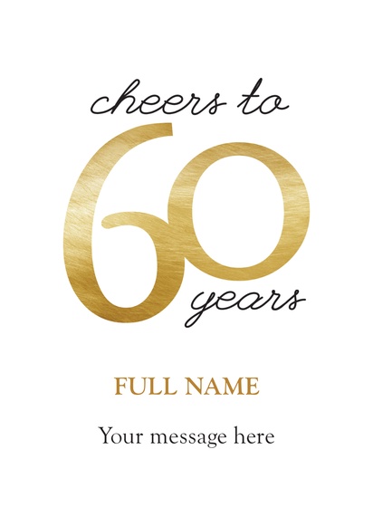 Design Preview for Design Gallery: Milestone Birthday Posters, A3 Vertical