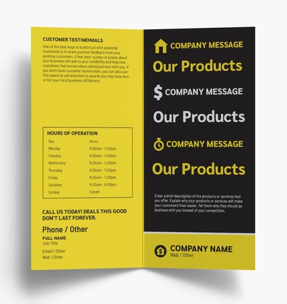 Design Preview for Design Gallery: Home Inspection Folded Leaflets, Bi-fold DL (99 x 210 mm)