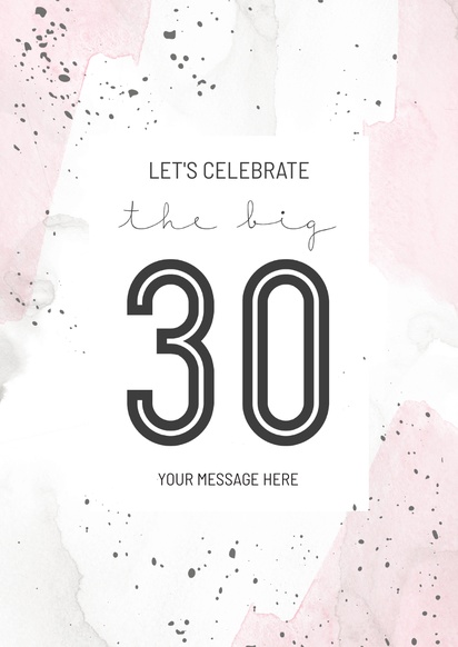 Design Preview for Templates for Milestone Birthday Posters , B2 Vertical
