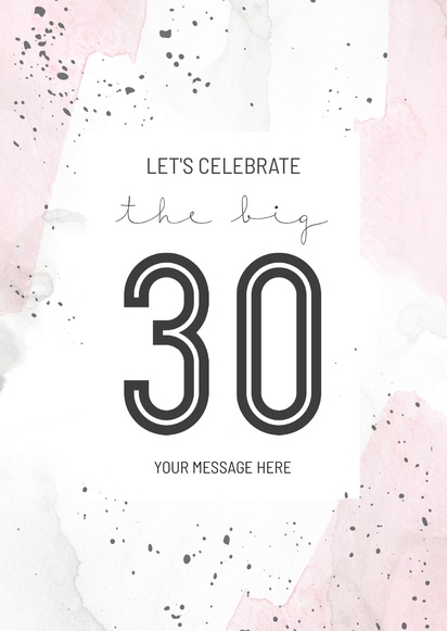 Design Preview for Templates for Milestone Birthday Posters , A3 Vertical
