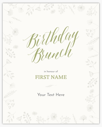 Design Preview for Birthday Posters Templates, 16" x 20"