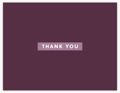 Design Preview for Thank you cards templates, Flat