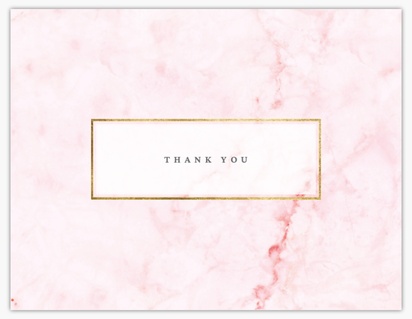 Design Preview for Thank you cards templates, Flat