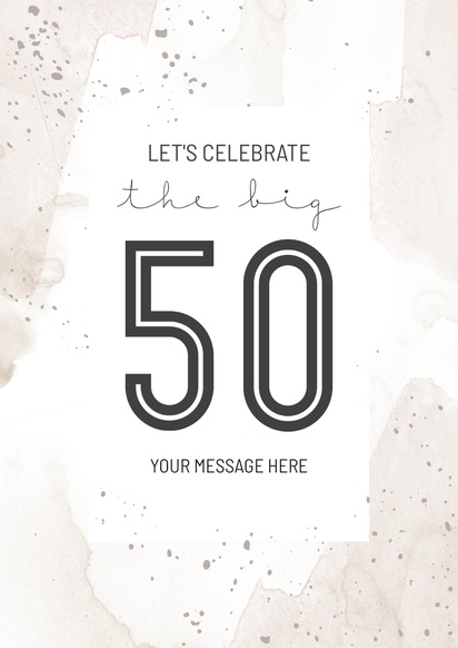 Design Preview for Design Gallery: Milestone Birthday Posters, A2 (420 x 594 mm) 
