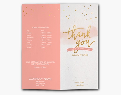 A gold dots gold pink white design for General Party