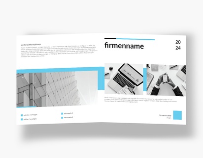 Designvorschau für Designgalerie: Falzflyer Marketing & PR, Einbruchfalz Quadratisch (210 x 210 mm)