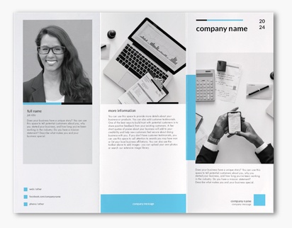 Design Preview for Design Gallery: Customer Service Custom Brochures, 8.5" x 11" Z-fold