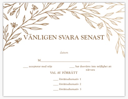 Förhandsgranskning av design för Designgalleri: Elegant OSA-kort, 13.9 x 10.7 cm