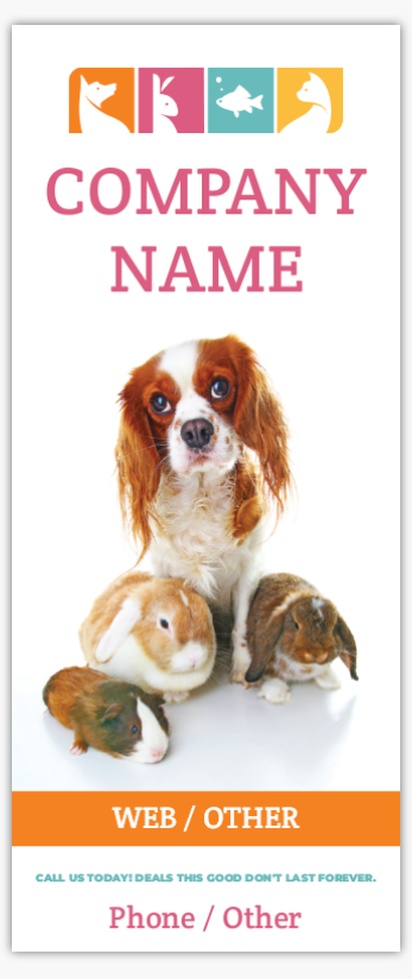 Design Preview for Design Gallery: Animal Grooming Vinyl Banners, 76 x 183 cm