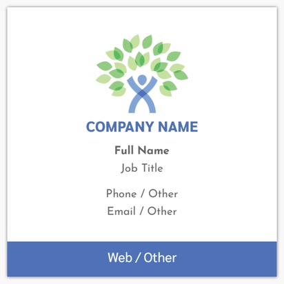 Design Preview for Design Gallery: Foster Services & Adoption Standard Business Cards, Square (65 x 65 mm)