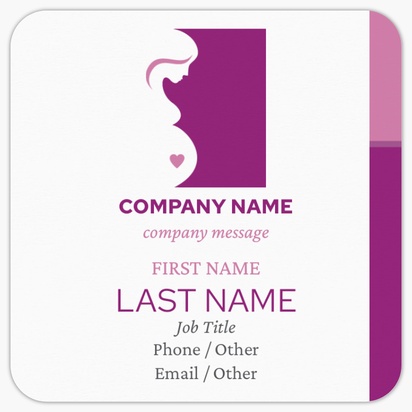 Design Preview for Design Gallery: Interest Groups Rounded Corner Business Cards, Rounded Square (65 x 65 mm)