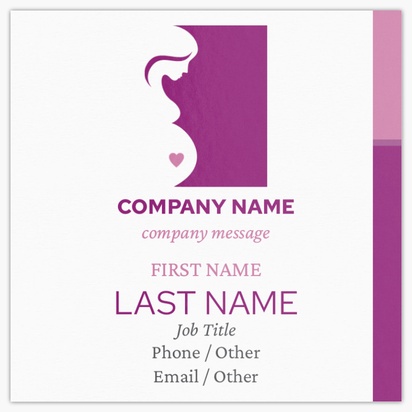 Design Preview for Design Gallery: Interest Groups Glossy Business Cards, Square (2.5" x 2.5")