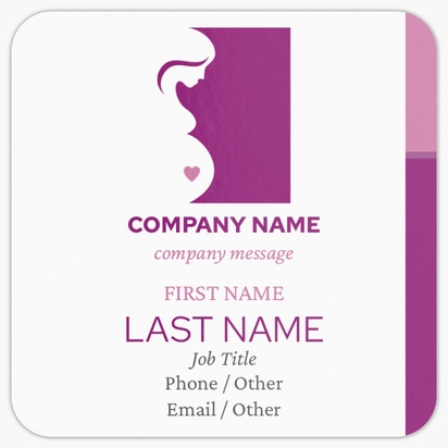 Design Preview for Design Gallery: Interest Groups Rounded Corner Business Cards, Square (2.5" x 2.5")