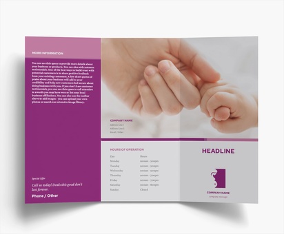 Design Preview for Design Gallery: Interest Groups Folded Leaflets, Tri-fold DL (99 x 210 mm)