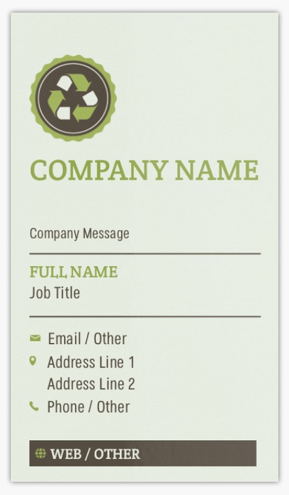 Design Preview for Design Gallery: Campaigning & Fundraising Glossy Business Cards, Standard (3.5" x 2")