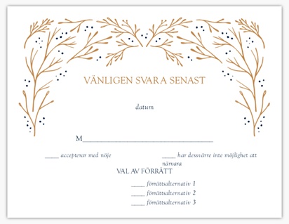 Förhandsgranskning av design för Designgalleri: Elegant OSA-kort, 13.9 x 10.7 cm