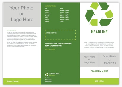 Design Preview for Design Gallery: Manufacturing & Distribution Flyers, Tri-fold DL