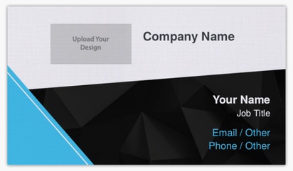 Design Preview for Marketing & Communications Linen Business Cards Templates, Standard (3.5" x 2")