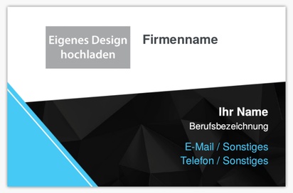 Designvorschau für Designgalerie: Soft-Touch-Visitenkarten Marketing & PR