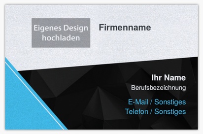 Designvorschau für Designgalerie: Perlglanz-Visitenkarten Technik