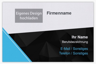 Designvorschau für Designgalerie: Leinen-Visitenkarten Marketing & Kommunikation