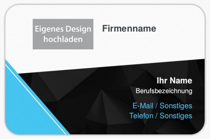Designvorschau für Designgalerie: Visitenkarten mit abgerundeten Ecken Marketing & PR, Abgerundet Standard (85 x 55 mm)