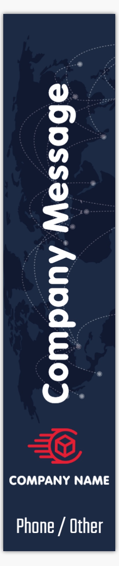 Design Preview for Design Gallery: Courier Services Vinyl Banners, 76 x 366 cm