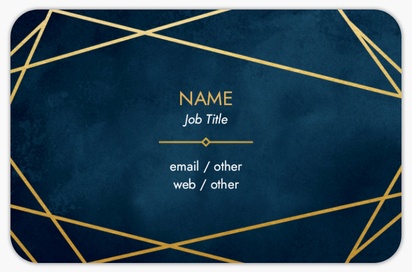 Design Preview for Design Gallery: Clothing Rounded Corner Business Cards, Rounded Standard (85 x 55 mm)